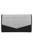 Formal Dress Shops HBG-105036 Rhinestone Studded Envelope Clutch Bag - Accessories