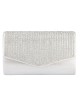 Formal Dress Shops HBG-105036 Rhinestone Studded Envelope Clutch Bag