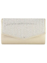 Formal Dress Shops HBG-105036 Rhinestone Studded Envelope Clutch Bag