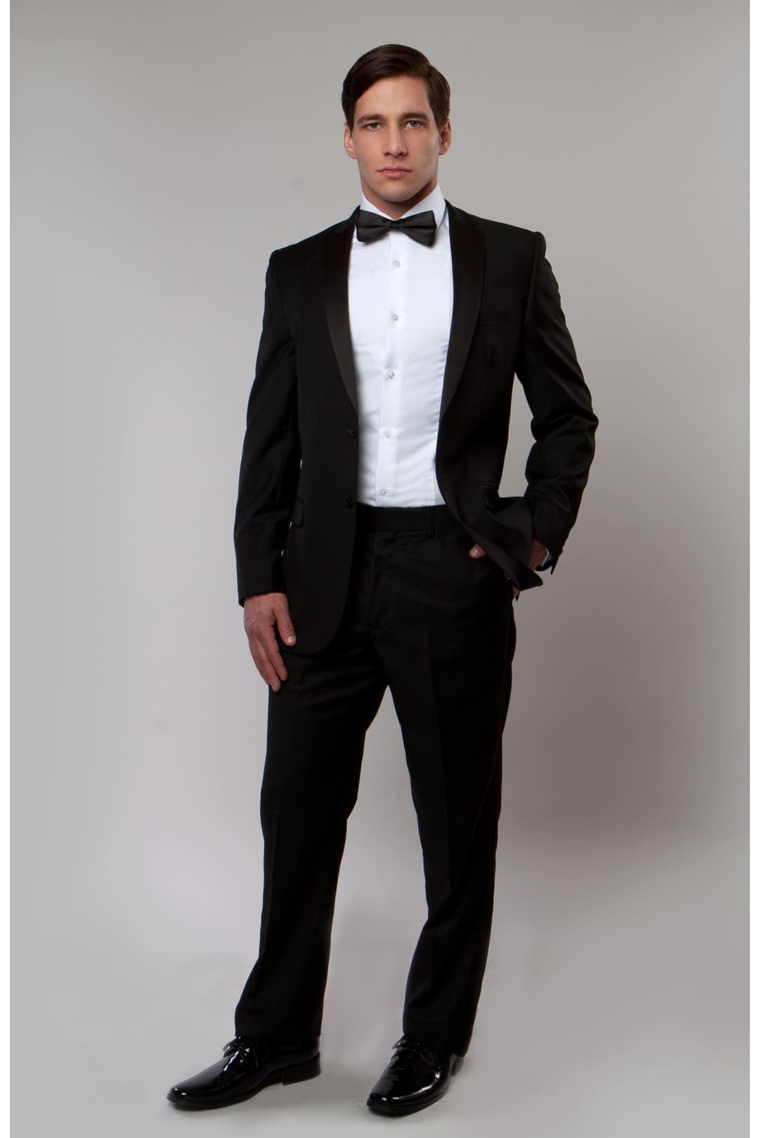 Mens Tuxedo Suit - BLACK / US38S/W32 / EU48S/W42 - Tuxedos