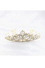 Formal Dress Shops T-1525 Quince Rhinestone Crown Tiara With Comb - Accessories