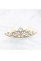 Formal Dress Shops T-1525 Quince Rhinestone Crown Tiara With Comb - Accessories