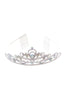 Formal Dress Shops T-1525 Quince Rhinestone Crown Tiara With Comb - Accessories