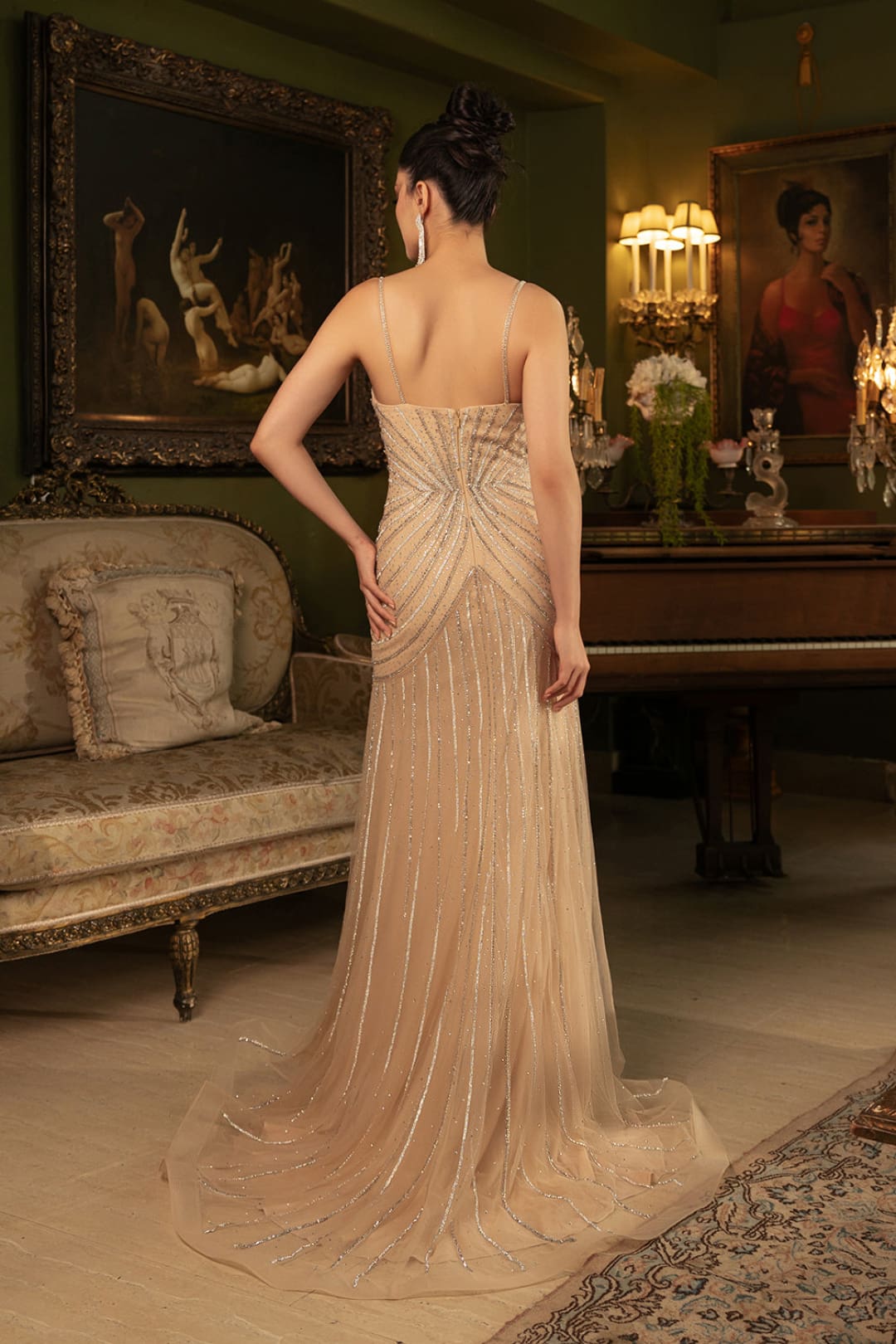 Formal Dress Sleeveless Mid Open Back Prom Gown By Royal Queen RQ8164 - Dress