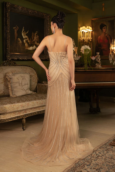 Formal Dress Sleeveless Mid Open Back Prom Gown By Royal Queen RQ8164 - Dress