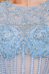 Formal Dress V-Neck Embroidery Pageant Gown By Amelia Couture AG0111 - Dress