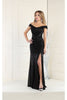 Formal Gown Plus Size - BLACK / 4