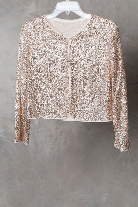 Eva USA 3395 Formal Sequins Bolero Evening Jacket