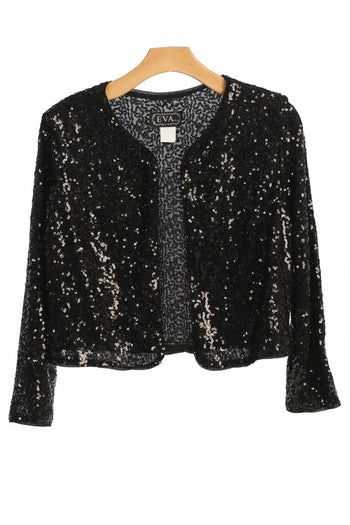 Formal Sequins Bolero Evening Jacket - The Dress Outlet