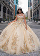 Rachel Allan RQ3126 Fringe Cap Sleeve Quinceanera Dress