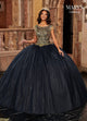 Mary's Bridal MQ1085 Fringe Sleeve Quinceanera Dress