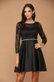 Eva USA 3427 Long Sleeve Beaded Cocktail Graduation Dress - Cocktail Dress