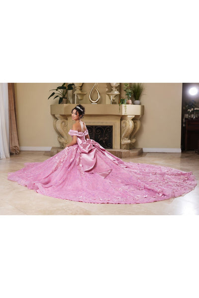 Gala Dress Sweetheart Off The Shoulder Ball Gown By Layla K LK277 - Dress