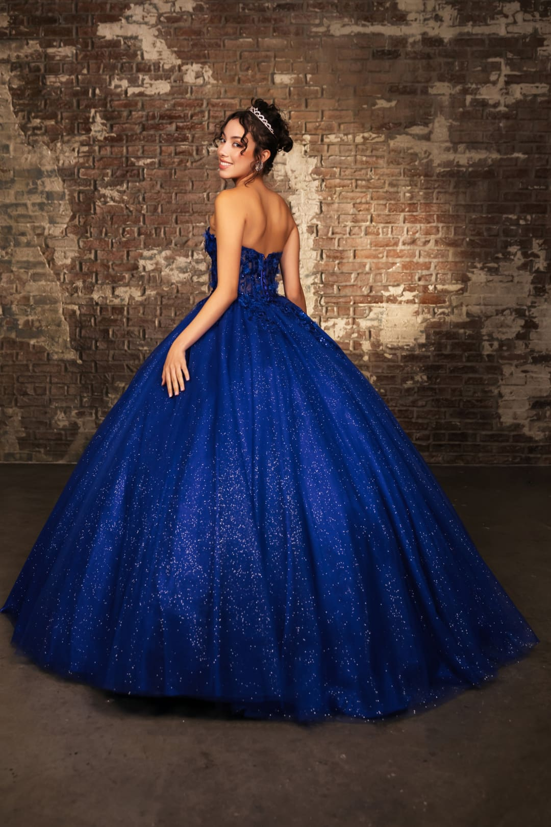 Gala Gown Sweetheart Corset Back Quinceanera Gown By Layla K LK243 - ROYAL / 2 - Dress