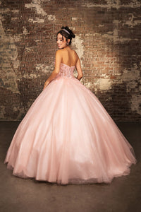 Gala Gown Sweetheart Corset Back Quinceanera Gown By Layla K LK243 - Dress