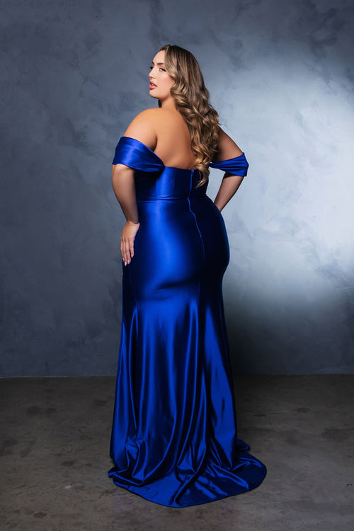 Gala Night Dress Off Shoulder Mermaid Formal Dress By May Queen MQ2138 - Dress