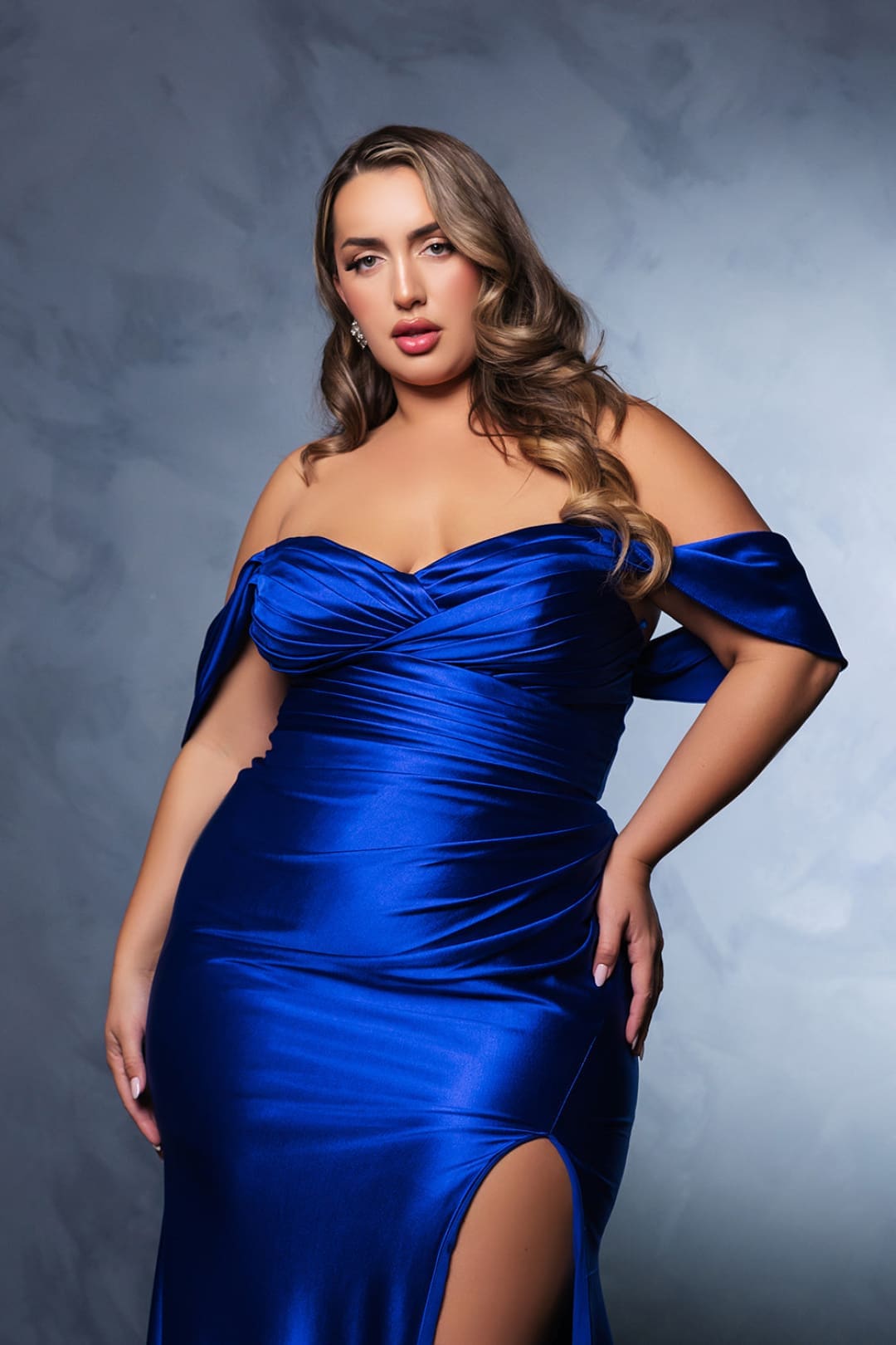 Gala Night Dress Off Shoulder Mermaid Formal Dress By May Queen MQ2138B - Dress