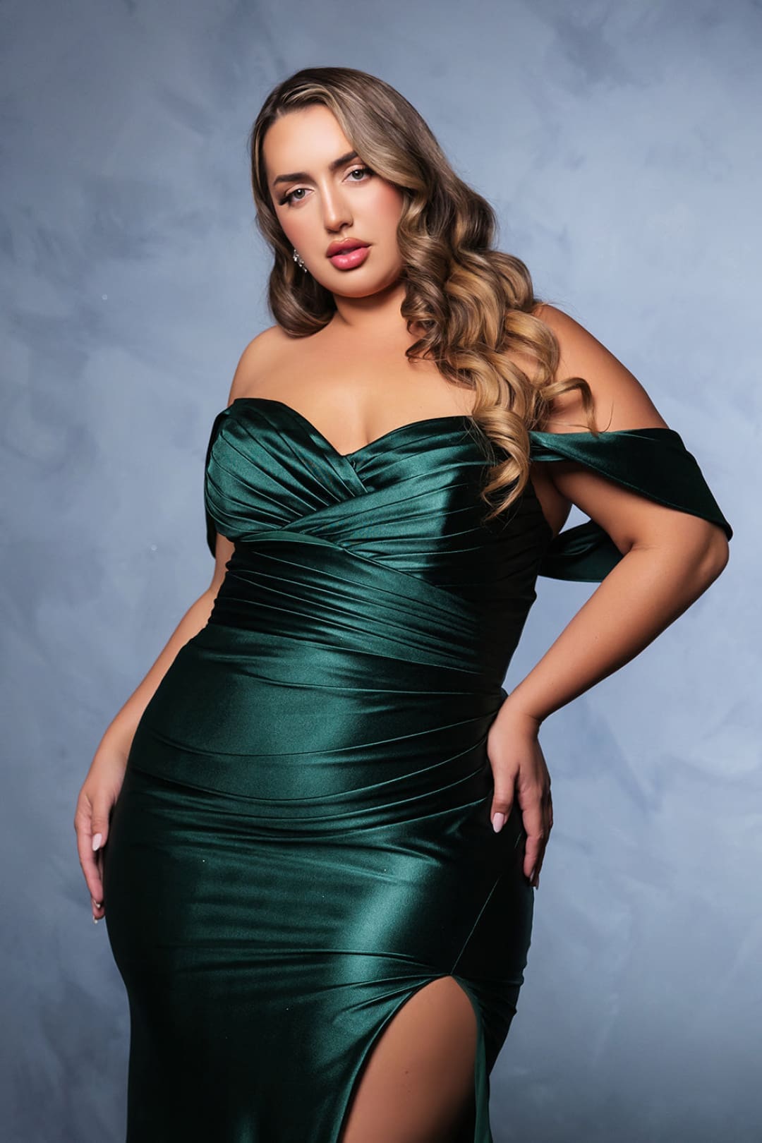 Gala Night Dress Off Shoulder Mermaid Formal Dress By May Queen MQ2138B - Dress