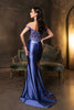 Gala Night Dress Off Shoulder Mermaid Prom Dress By May Queen MQ2141 - Dress