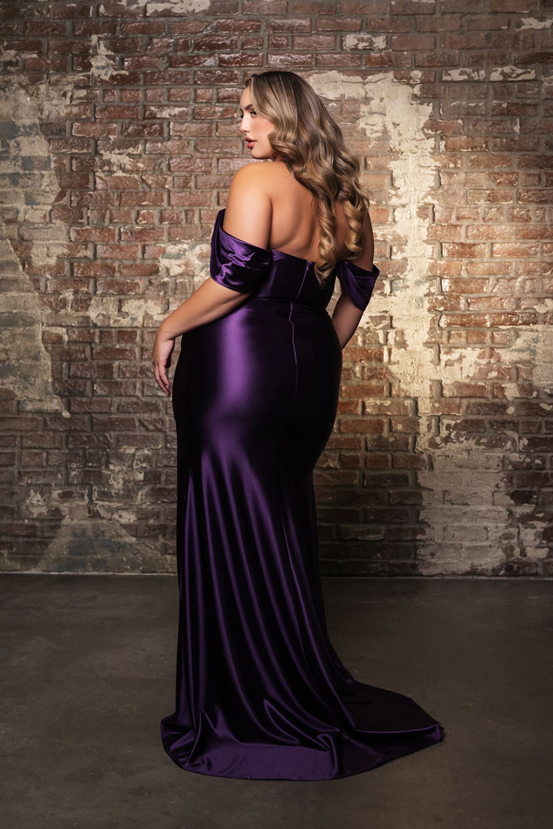 Gala Night Dress Off Shoulder Sheath Formal Dress By May Queen MQ2138B - Dress