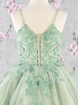 Girls 3D Butterfly Sleeveless Cape Gown by Elizabeth K GK114