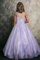 Girls Beaded Sleeveless Glitter Gown by Bella Princess C334