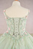 Girls Floral Applique Sleeveless Gown by Elizabeth K GK109 - Girls Formal Dresses