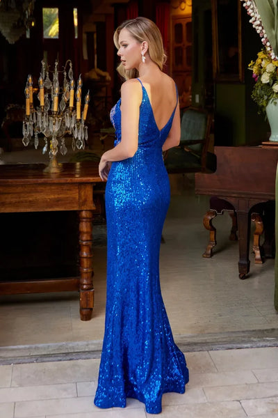 Mermaid Evening Sequin Wedding Guest Dress by Elizabeth K GL3053