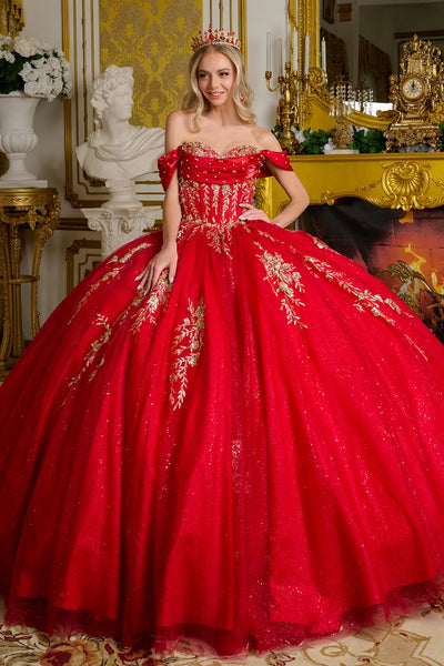 Off Shoulder Ball Gown Elizabeth K GL3631