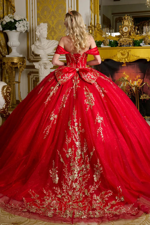 Off Shoulder Ball Gown Elizabeth K GL3631