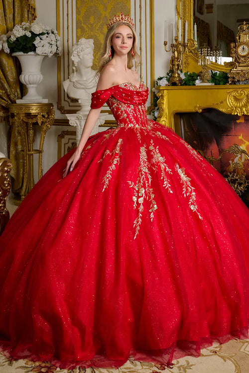 Off Shoulder Ball Gown Elizabeth K GL3631