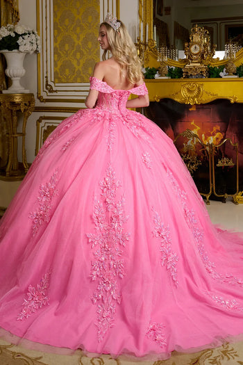 Elizabeth K Hot Pink Quinceanera Dresses