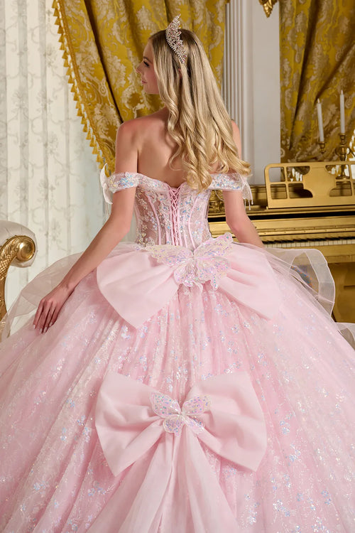Elizabeth K 3D Butterfly Ball Gown GL3651