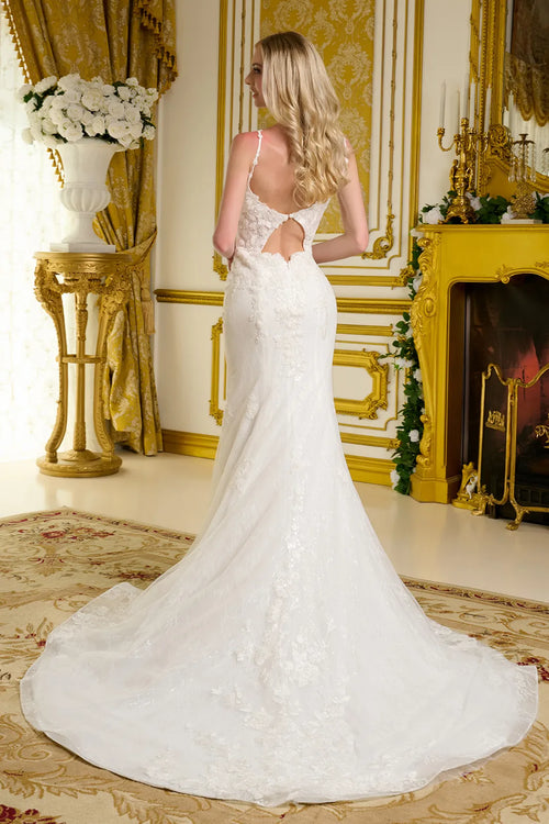 Fitted Sleeveless Bridal Gown by Elizabeth KGL3658