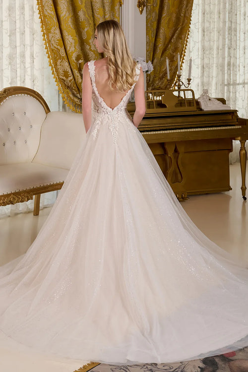V-Neck A-line Bridal Gown by Elizabeth KGL3661