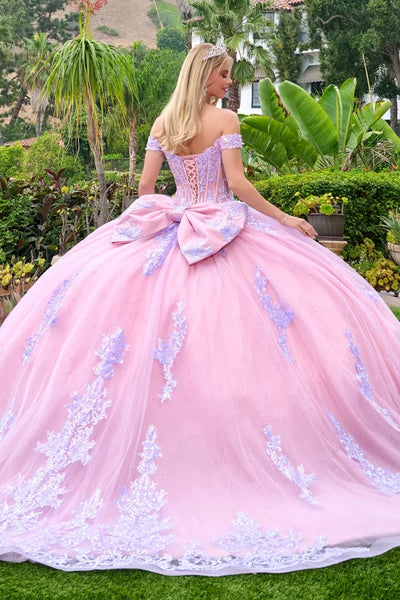 Elizabeth K LILAC Glitter Tulle, Mesh Ball Gown Quinceanera Dresses