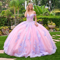 Elizabeth K LILAC Glitter Tulle, Mesh Ball Gown Quinceanera Dresses