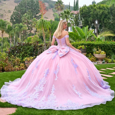 Elizabeth K LILAC Glitter Tulle, Mesh Ball Gown Quinceanera Dresses