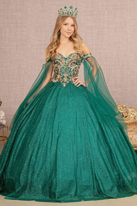 Ball Gown - Sweet 16 Emerald by Elizabeth KGL3139