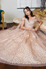 Glitter Off Shoulder Ball Gown by Elizabeth K GL1926 - Quinceanera Dresses