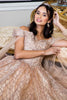 Glitter Off Shoulder Ball Gown by Elizabeth K GL1926 - Quinceanera Dresses