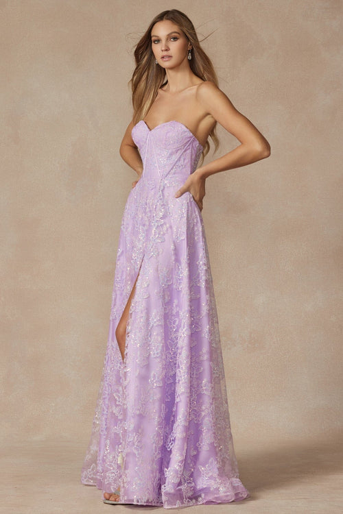 Juliet Lilac Long Formal Dresses