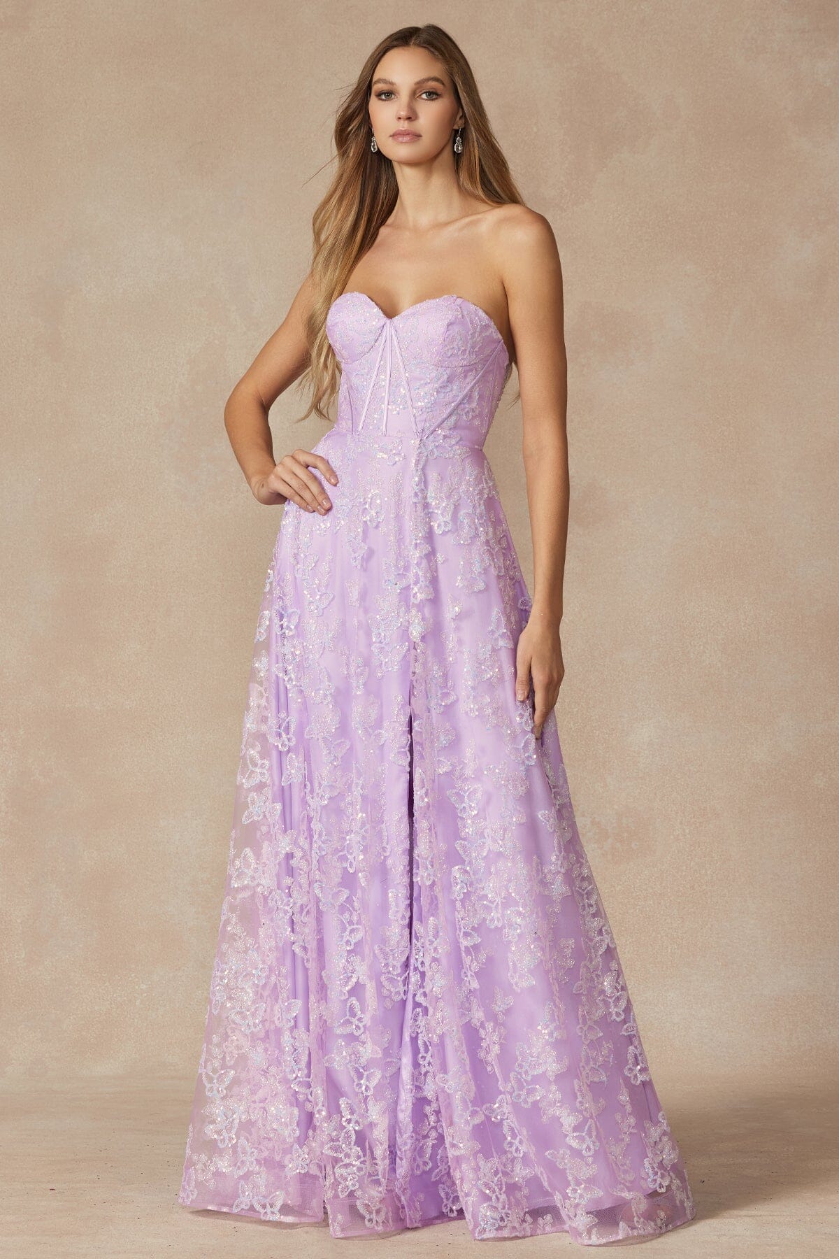 Juliet Lilac Long Formal Dresses