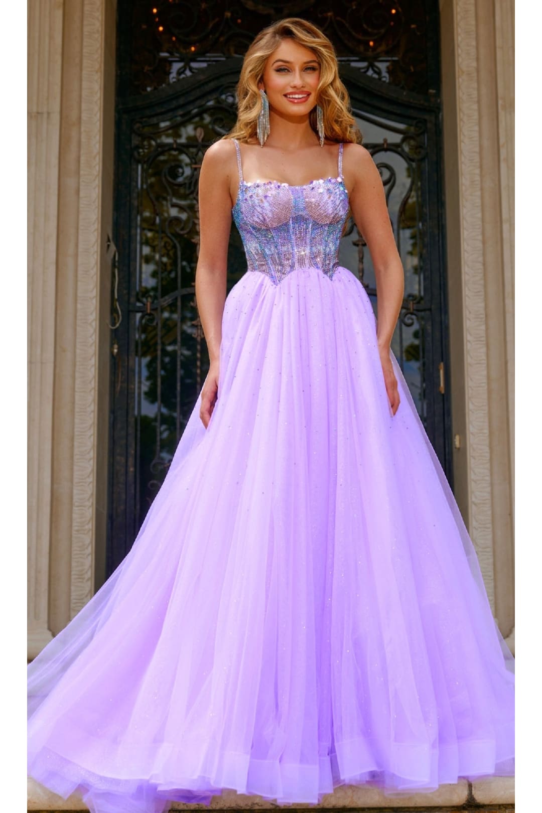 Glitter Prom Ball Gown: Jovani 44511 - Prom