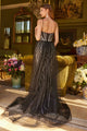Glitter Sleeveless Overskirt Gown by GLS Gloria GL3587 - Long Formal Dresses