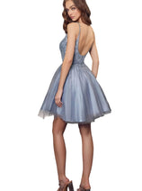 Glitter Tulle Cocktail Dress 2025 Sparkling Party Dress