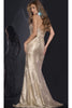 Gold Long Prom Dress: Jovani 43587 - Prom