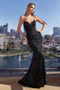 Gown for New Year’s Eve in Black Style CH066 Party Dress - Black / xxs - prom