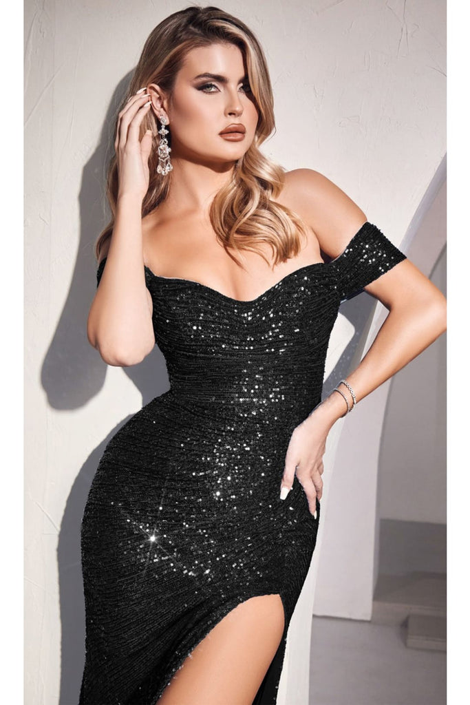 Gown for New Year’s Eve in Black Style CH144 Party Dress - Black / xxs - Prom