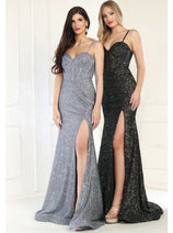 Gown for New Year's Eve in Black Style RQ7981 Party Dress